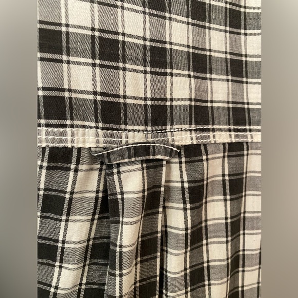 PEPE Mens 100% cotton shirt Long Sleeve Button Down Size XL Gray Plaid - Picture 9 of 13